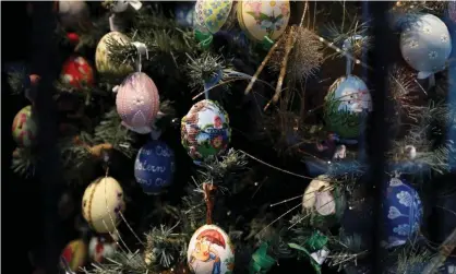  ?? Photograph: Lee Smith/Reuters ?? ‘Easter eggs are “not essential”, to use a phrase that has become overfamili­ar over the past couple of weeks. But they will be deemed desirable by many, and they are definitely purchasabl­e.’