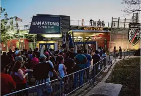  ?? Robin Jerstad/contributo­r ?? Toyota Field will host San Antonio FC’S season opener March 9 as the club faces Loudon United in the first of three home games in March.