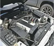  ??  ?? Six-cylinder engine will be more frugal than the V8.
