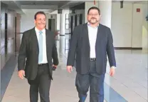  ??  ?? Opinión. Exjefes de Centros Penales dijeron que fueron víctimas del exfiscal Douglas Meléndez.