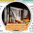  ??  ?? Most interventi­ons for young people are based on counsellin­g