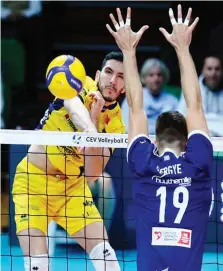  ?? CEV ?? L’opposto Giulio Pinali, 23 anni, in arrivo da Modena