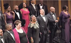  ?? ?? The American Spiritual Ensemble was created in 1995 with the mission “to keep the American negro spiritual alive,” says founder Everett McCorvey.