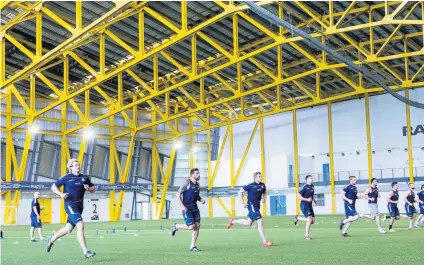  ??  ?? New home The Fosroc Scottish Rugby Academy is now at Ravenscrai­g in Motherwell