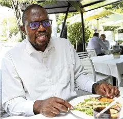 ?? Picture: Masi Losi ?? Ndumiso Luthuli talks about the journey with his Rhodes Scholarshi­p.