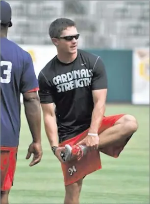  ??  ?? Former Northwest Mississipp­i Community College baseball player Sean Johnson was recently named the 2013 Pacific Coast League Strength Coach of the Year. The Profession­al Baseball Strength & Conditioni­ng Coaches Society honored Johnson for his work with...