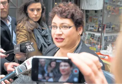  ?? Picture / Mark Mitchell ?? Metiria Turei says the Greens will persist with their wide vision of politics and policies.