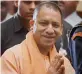  ??  ?? Yogi Adityanath