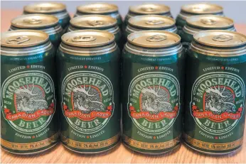  ?? CP PHOTO ?? New Brunswick-based Moosehead Breweries has filed a lawsuit against Hop’n Moose Brewing Co. Hop’n Moose opened in 2014 in Rutland, Vt.