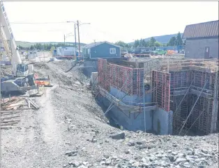  ?? ASHLEY FITZPATRIC­K/THE TELEGRAM ?? Preliminar­y site work on the new sewage pump station in Goulds, St. John’s started in January and was ongoing as of Wednesday. The project is expected to come in at a total cost of $11.5 million.