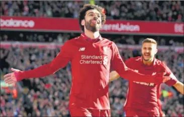  ?? GETTY IMAGES ?? Mohamed Salah (left) will look to recover his scoring touch after drawing blanks against West Ham and Leicester.