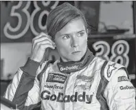  ?? AP PHOTO ?? Danica Patrick prepares for practice for the NASCAR Daytona 500 Cup Series auto race at Daytona Internatio­nal Speedway in Daytona Beach, Fla., on Feb. 15.