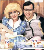  ??  ?? Ellen Greene and Rick Moranis starred in Frank Oz’s 1986 film, inspired by Howard Ashman and Alan Menken’s musical — now revived and playing off-Broadway.