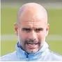 ??  ?? EYE ON THE FUTURE: Manager Pep Guardiola