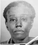  ?? AP ?? Sharmel L. Teague, 45, of Flint, was arraigned Tuesday in 67th District Court on first-degree murder and felony firearm charges.