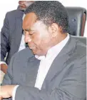  ??  ?? Mr Hichilema