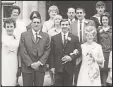  ??  ?? Lost family: Rita and Don’s wedding, 1968. Helen and Bill next to them on left; Norma in back row, third left; Mike in sailor’s uniform
