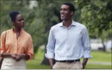  ?? MATT DINERSTEIN — MIRAMAX AND ROADSIDE ATTRACTION­S VIA AP ?? This image released by Roadside Attraction­s shows Tika Sumpter, left, and Parker Sawyers in a scene from “Southside With You.”
