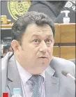  ??  ?? Pedro Milciades Duré, diputado saliente de Cordillera y parlasuria­no electo del PLRA. Está imputado.