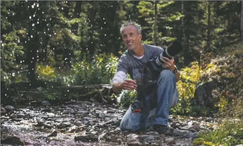  ?? COURTESY PHOTO ?? Peter Walker on the river before the pandemic.