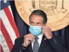  ?? DON POLLARD ?? New York’s Gov. Andrew Cuomo said governors were discussing how to “fix” the distributi­on plan.