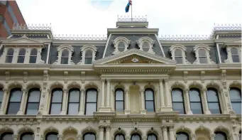  ?? (Wikimedia Commons) ?? THE MASONIC Hall and Grand Opera House in Wilmington, Delaware.