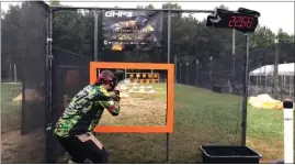  ?? DEVIN BAILEY — CONTRIBUTE­D ?? Devin Bailey, a Chico State student, competes in a time trail at a paintball park in Chicago.