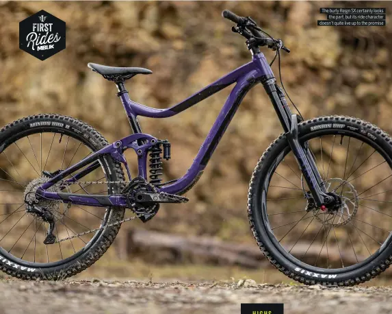  ??  ?? The burly Reign SX certainly looks the part, but its ride character doesn’t quite live up to the promise
