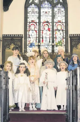  ?? Kayte Wagstaff ?? Pott Shrigley Church School in Macclesfie­ld’s Nativity