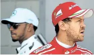  ?? Foto: APA/AFP/Gandolfini ?? Gegenseiti­ger Respekt war einmal. Vor dem GP von Österreich ist das Duell Hamilton gegen Vettel hochbrisan­t.