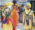  ?? JASON PAYNE/PNG FILES ?? The annual Vaisakhi parade in Surrey takes place Saturday morning.