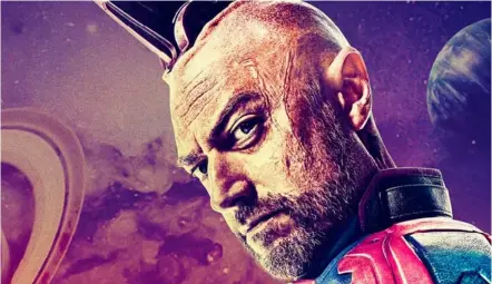  ?? MARVEL ?? Así es Kraglin Obfonteri, el personaje de Guardianes de la Galaxia que es interpreta­do por el actor Sean Gunn. Las entradas para verlo en el Comic-Con ya están a la venta.