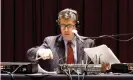  ?? George Barcos ?? Pod is a DJ … Ira Glass live on stage playing excerpts from This American Life. Photograph: