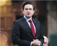  ?? JUSTIN TANG / THE CANADIAN PRESS ?? Conservati­ve finance critic Pierre Poilievre said he felt he’d made his point with the lengthy filibuster.