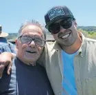  ?? ?? John Reed (left) with Zach Ness, grandson of the late Arlen Ness.