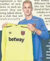  ??  ?? THERE was a video made by the club to welcome Joe Hart, of course.
He’s not their player, probably never will be, but what the hell?
Get him to do that daft, arm-crossing nonsense, roar into the camera and we can pretend he’s one of ours. Either West...