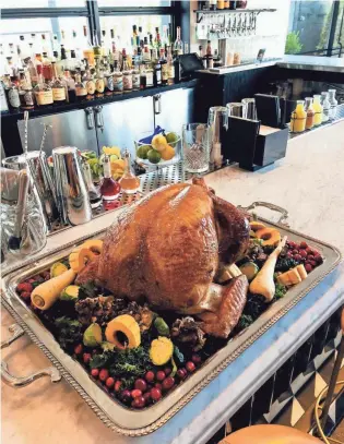  ?? COURTESY FAUBOURG ?? Thanksgivi­ng to go is available from Faubourg in Montclair.