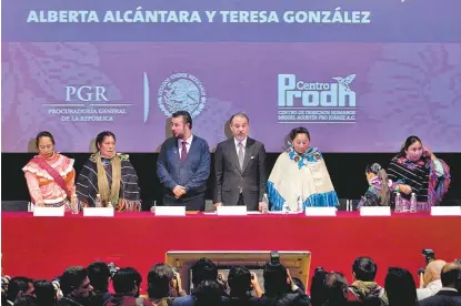  ??  ?? El acto se realizó en el auditorio Jaime Torres Bodet del Museo Nacional de Antropolog­ía e Historia.