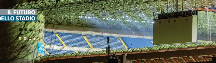  ??  ?? Riconverti­to
Lo stadio Giuseppe Meazza di San Siro sarà parzialmen­te mantenuto e «riprogetta­to» per ospitare altre funzioni aggregativ­e