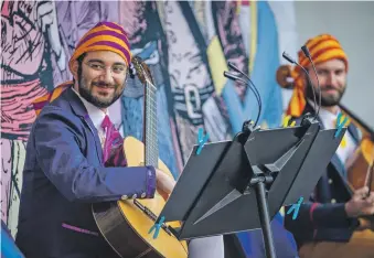  ?? Photograph: Paul Campbell. ?? Sasha Savaloni and Andrew Drummond Huggan in The Gondoliers.