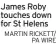  ?? MARTIN RICKETT/ PA WIRE ?? James Roby touches down for St Helens