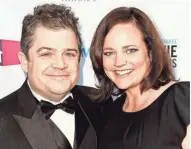  ??  ?? Patton Oswalt and spouse Michelle McNamara arrive at the 17th Annual Critics' Choice Movie Awards in Los Angeles in 2012. After McNamara’s unexpected death, Oswalt and friends helped complete her book.