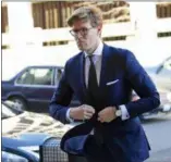  ?? SUSAN WALSH — THE ASSOCIATED PRESS ?? Alex van der Zwaan arrives at Federal District Court in Washington, Tuesday.