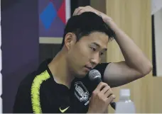  ?? AFP ?? South Korea striker Son Heung-min says their next Asian Games opponents, Iran, will provide a ‘very strong’ challenge