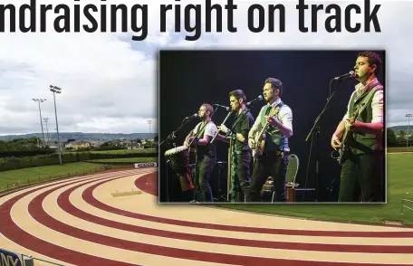  ??  ?? On Track: The Kilkennys will play a fundraisin­g concert for An Ríocht AC at the River Island Hotel on Saturday night from 9.30pm.