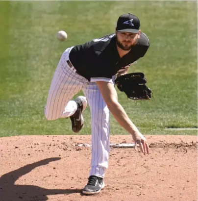  ?? ROSS D. FRANKLIN/AP ?? Sox starter Lucas Giolito says he has full confidence in all his pitches at this point in his career.