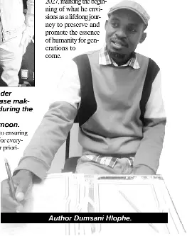 Dumsani launches his debut book - PressReader