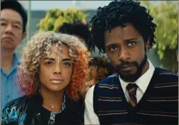  ??  ?? “Bob” (Robert Redford) tries his hand at some sharp-shooting in The Old Man &amp; The Gun Tessa Thompson and Lakeith Stanfield in future-set Sorry to Bother You