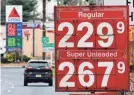  ?? AP ?? Going too far out of your way to find the lowest gas prices around can be counterpro­ductive.