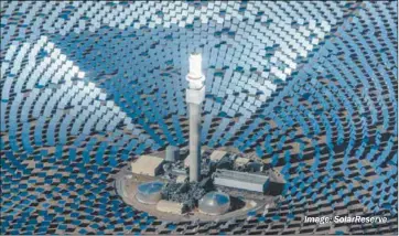  ?? Image: Solarreser­ve. ?? the Port Augusta solar thermal power plant will be the largest project of its kind in the world.